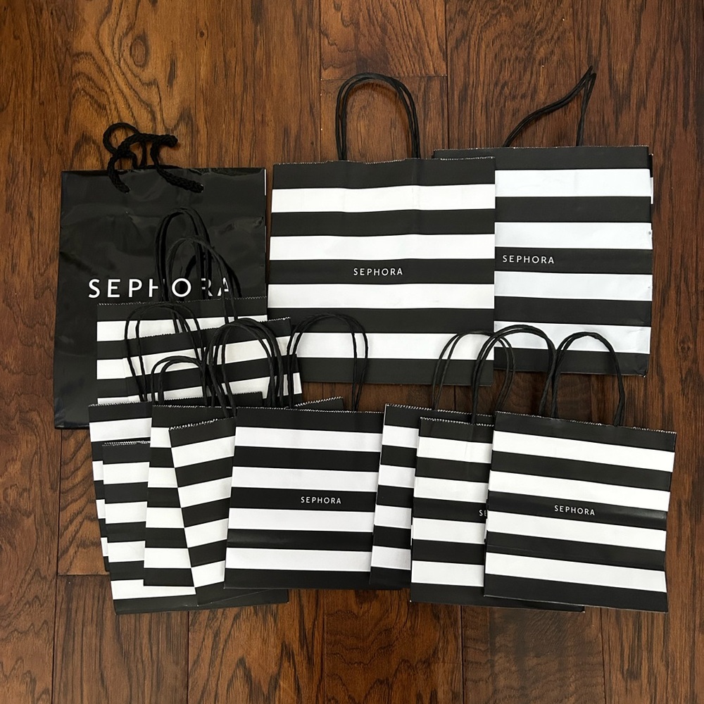 13 Sephora Shopping Bags!